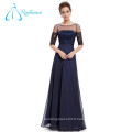 Robe de soiree en mousseline de soie Empire Waistline